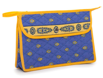 Provence pattern Cosmetics Bag (Marat d'Avignon / bastide. lave - Click Image to Close